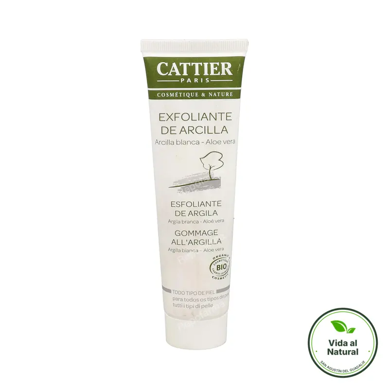 Exfoliante de arcilla blanca 100 ml, Cattier