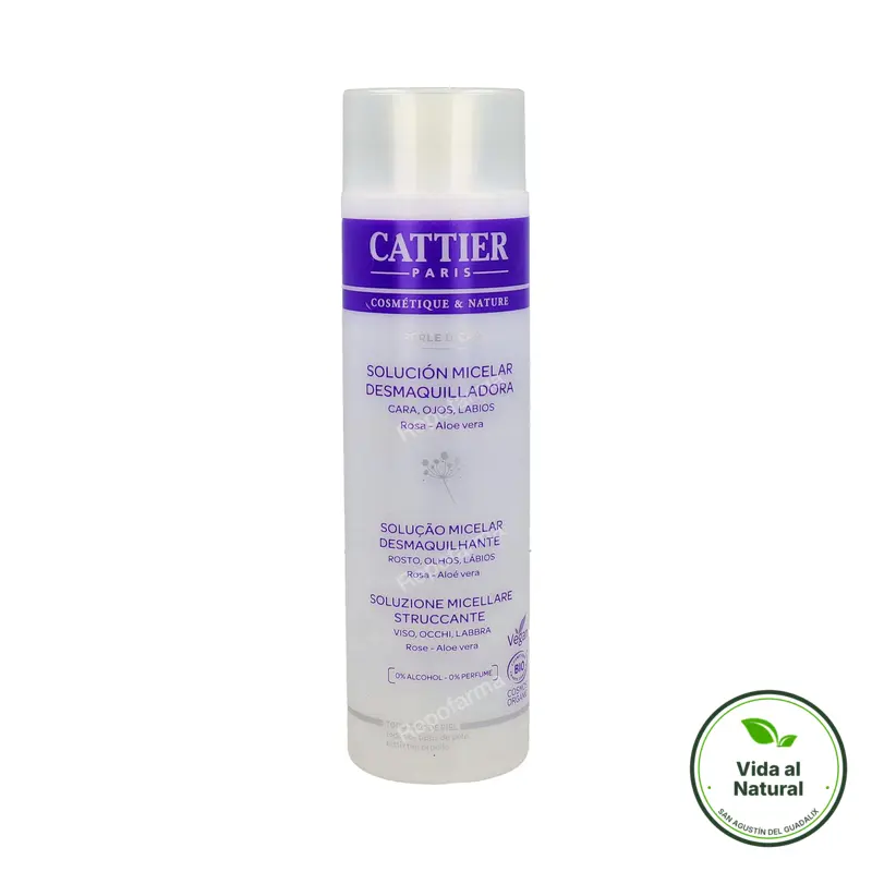 Desmaquillante micelar 3 en 1 300 ml, Cattier