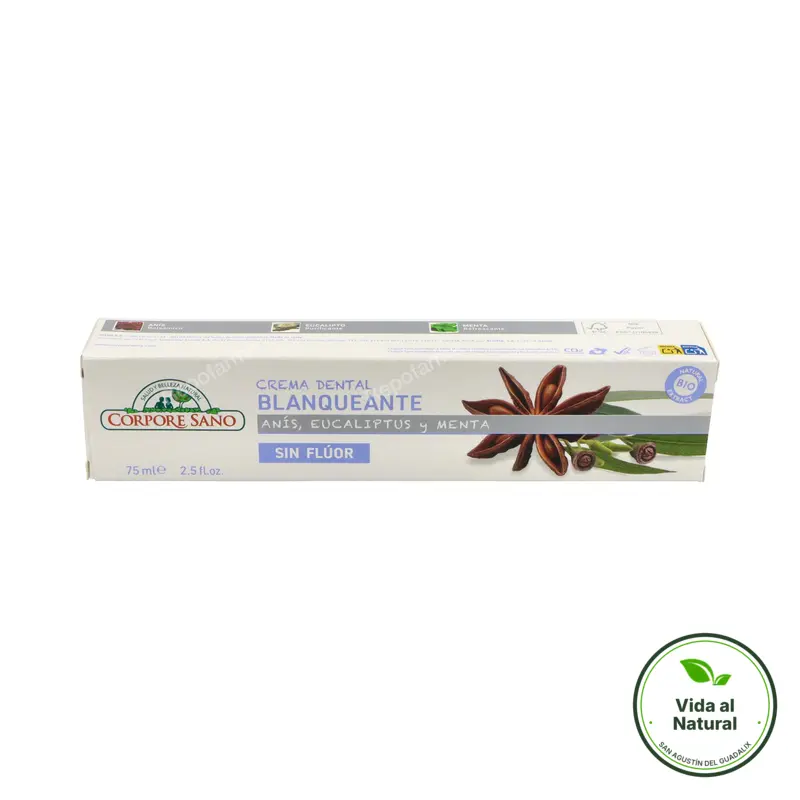 Pasta dental blanqueante c/s, Corpore