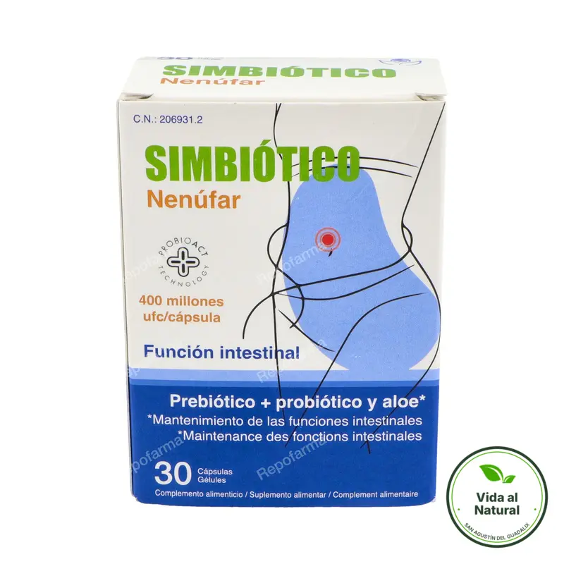 Simbiotico nenufar 30 cápsulas, Bioserum