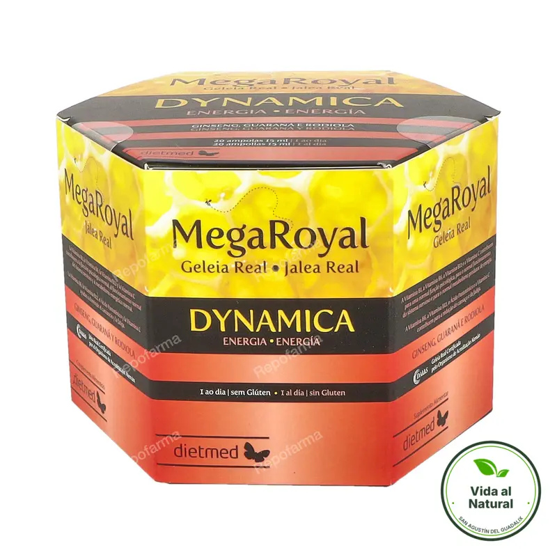 Megaroyal dynamic dietmd 20 ampollas, Dietmed
