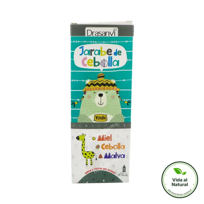 Jarabe cebolla niños frutos bosque 250 ml, Drasanvi