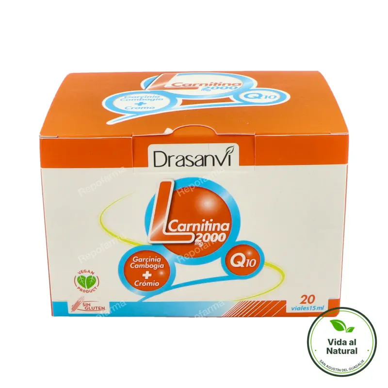 L-carnitina 2000 mg 20 viales, Drasanvi