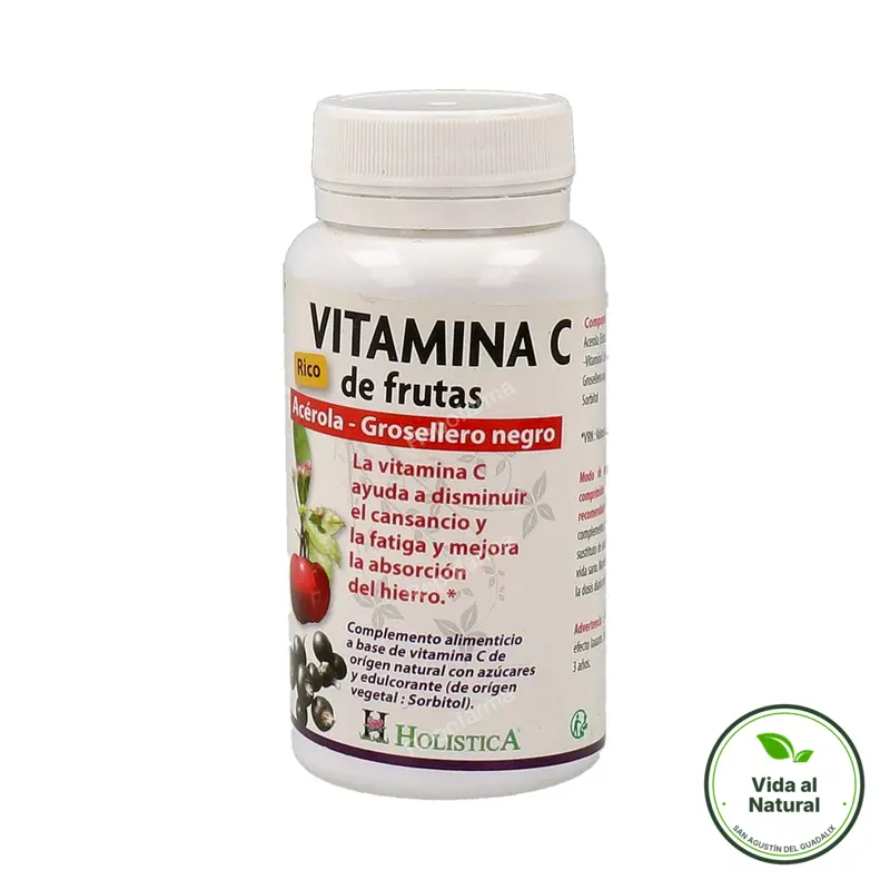 Vitamina c frutas holis 60 comprimidos, Holistica