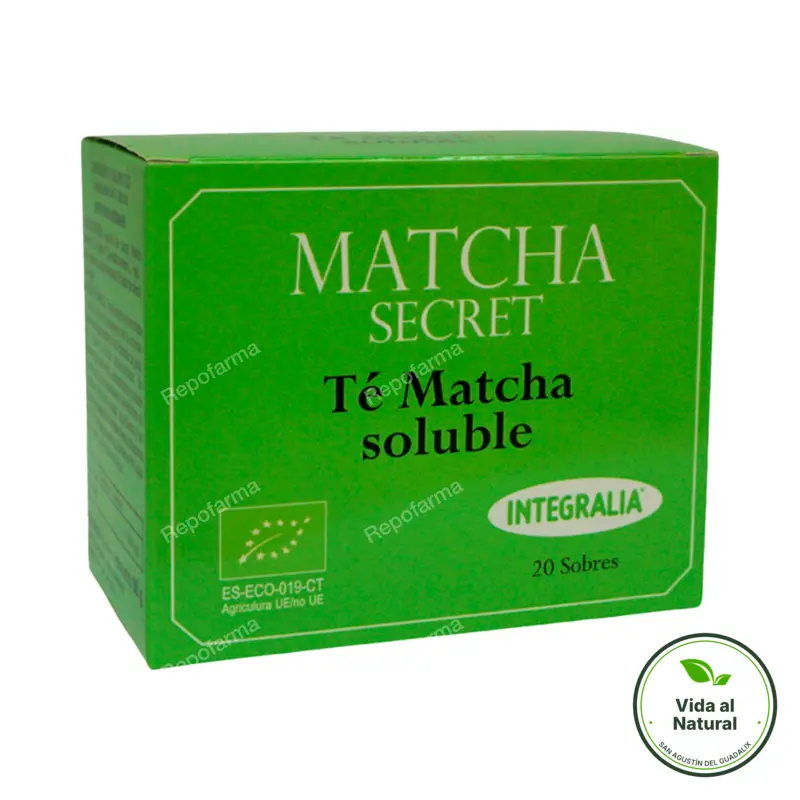 Té matcha soluble BIO 20 sobres, Integralia