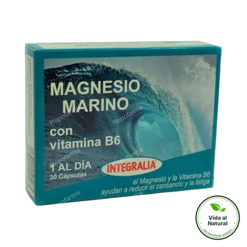 Magnesio marino 30 cápsulas, Integralia