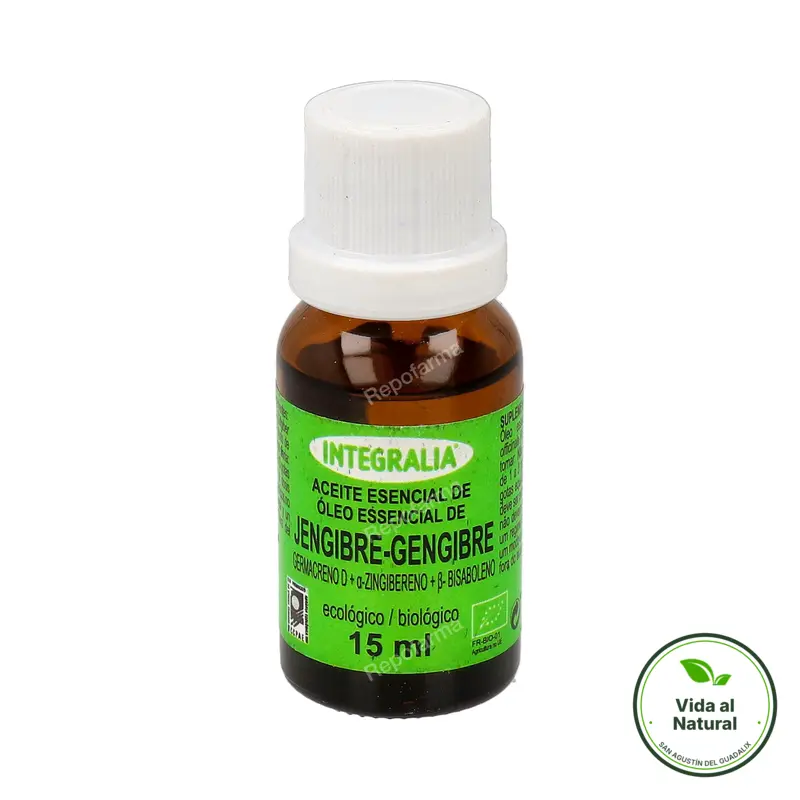 Aceite esencial de jengibre BIO 15 ml, Integralia