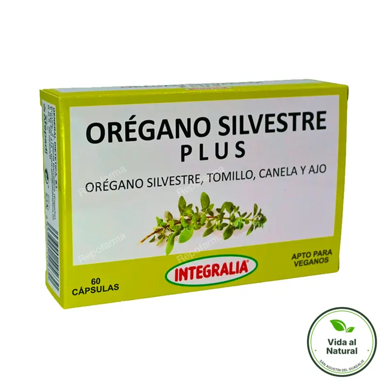Orégano silvestre plus 60 cápsulas, Integralia