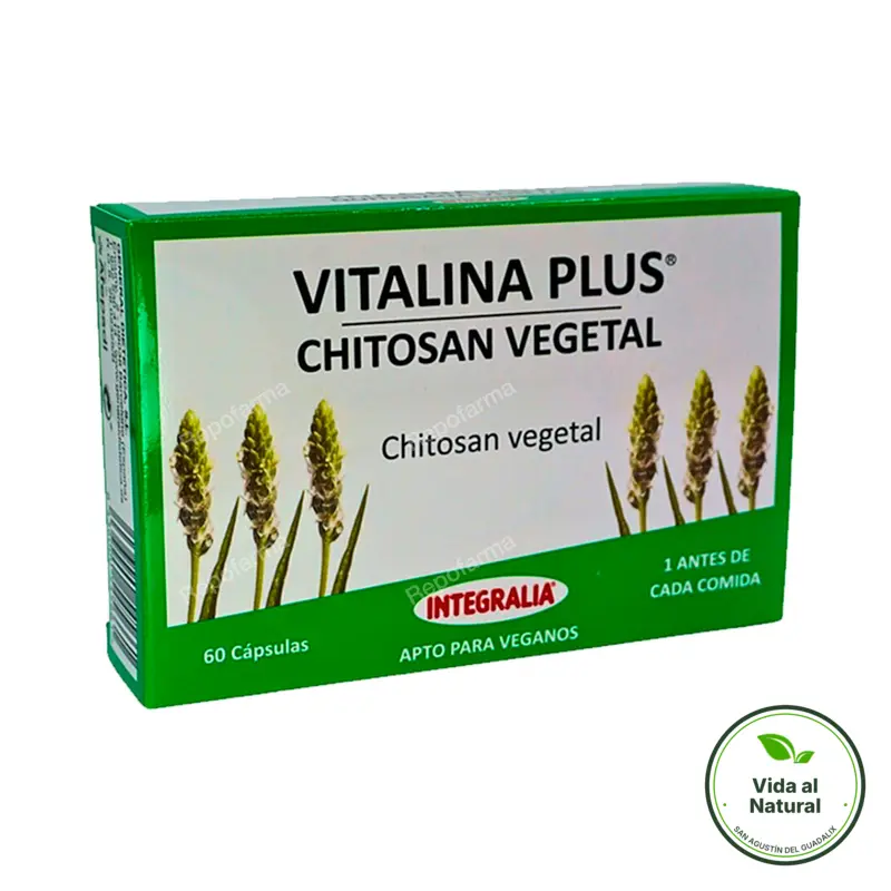 Vitalina plus chitosan vegetal 60 cápsulas, Integralia