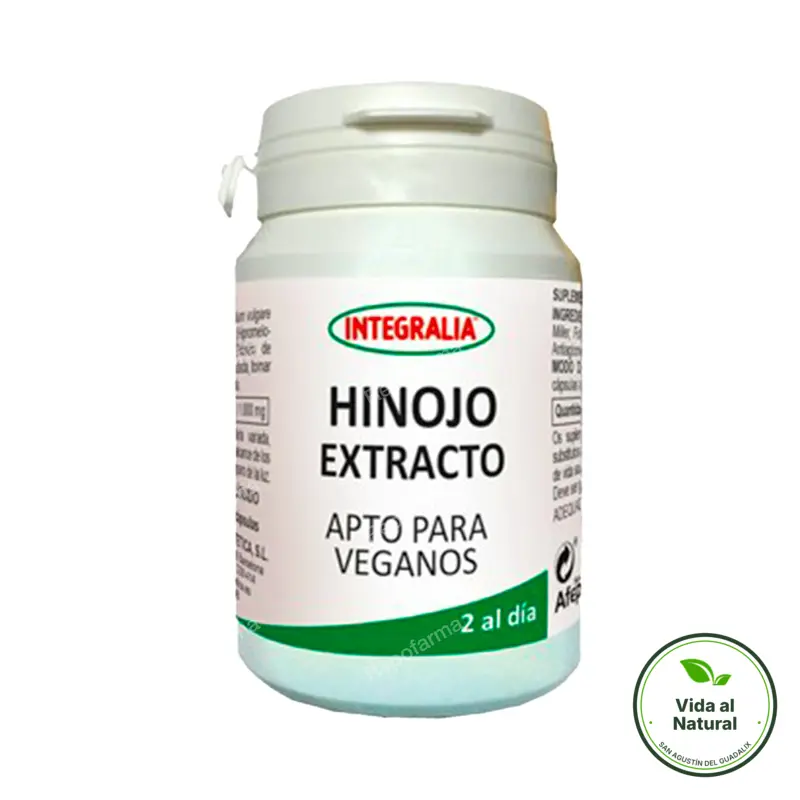 Hinojo extracto 60 cápsulas, Integralia
