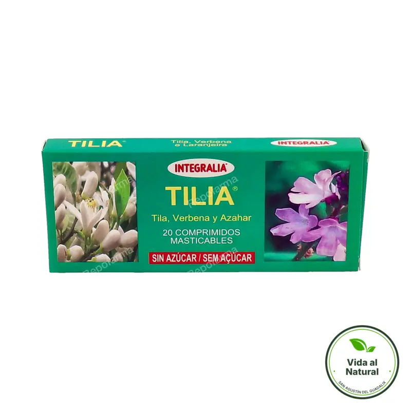 Tilia masticables 20 cápsulas, Integralia