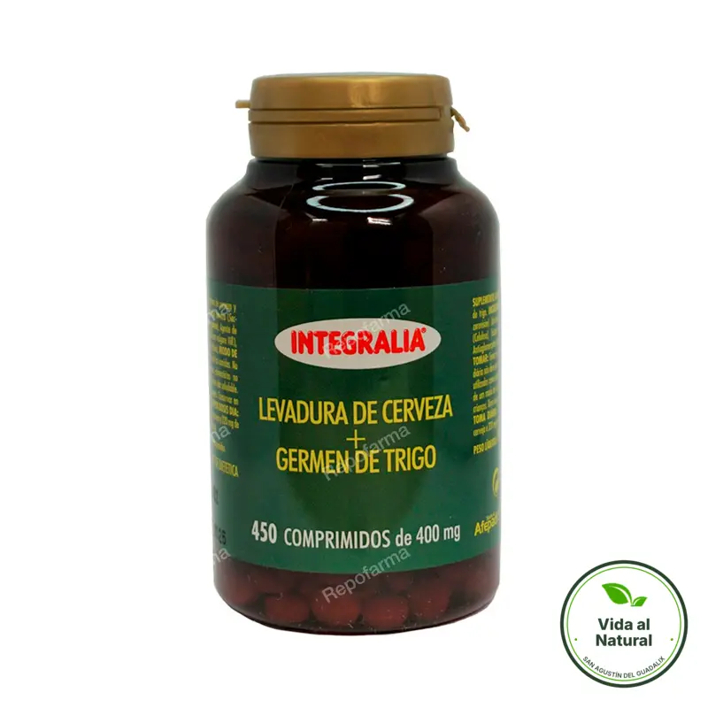 Levadura de cerveza+germen de trigo 450 comprimidos, Integralia