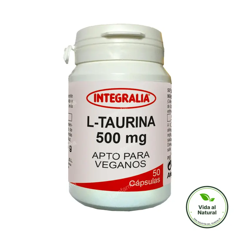 L-taurina 50 cápsulas, Integralia