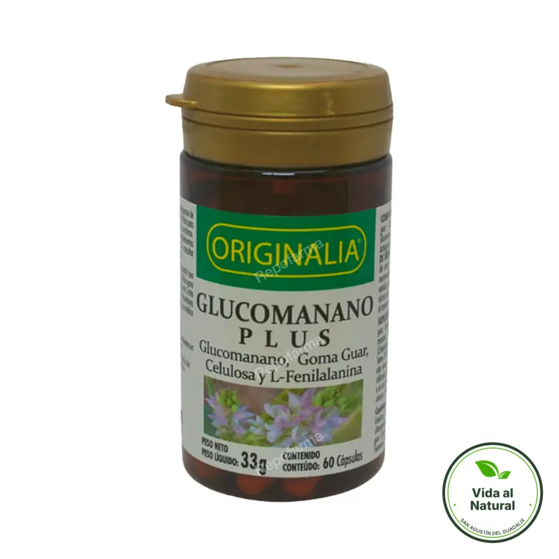 Glucomanano plus (saciante originalia) 60 cápsulas, Integralia