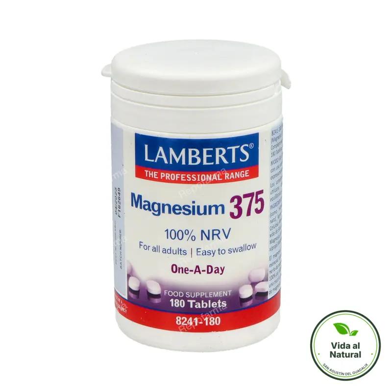 Magnesium 375 one a day 180tb, Lamberts