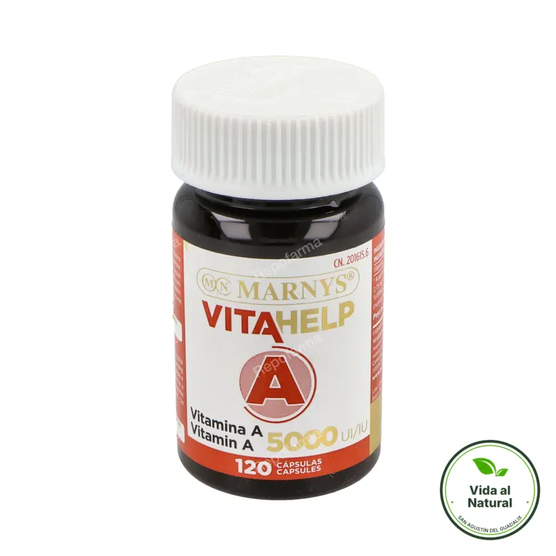 Vitahelp vitamina a 5000UI 120 cápsulas, Marnys