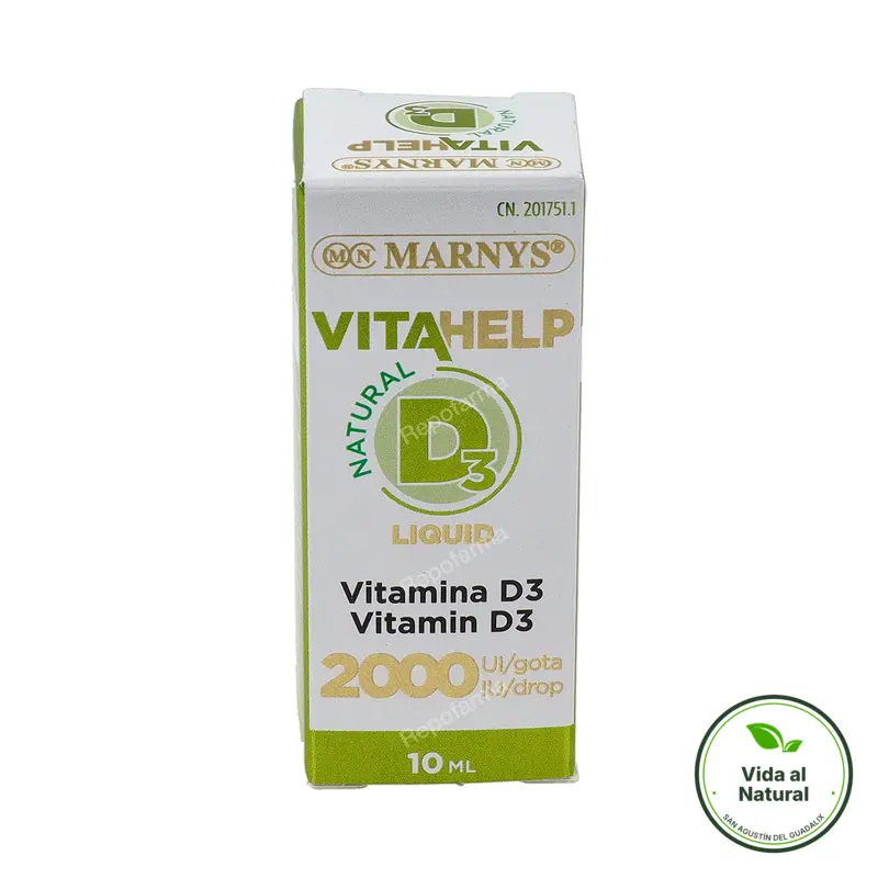 Vitahelp vitamina D 2000UI liquida 10 ml, Marnys