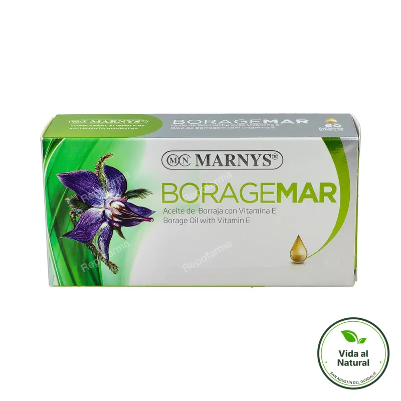 Aceite de borraja 60 perlas, Marnys