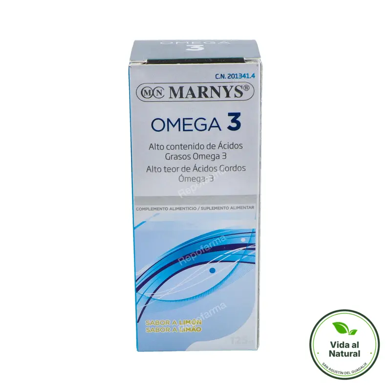 Omega 3 marino sabor limón 125 ml, Marnys