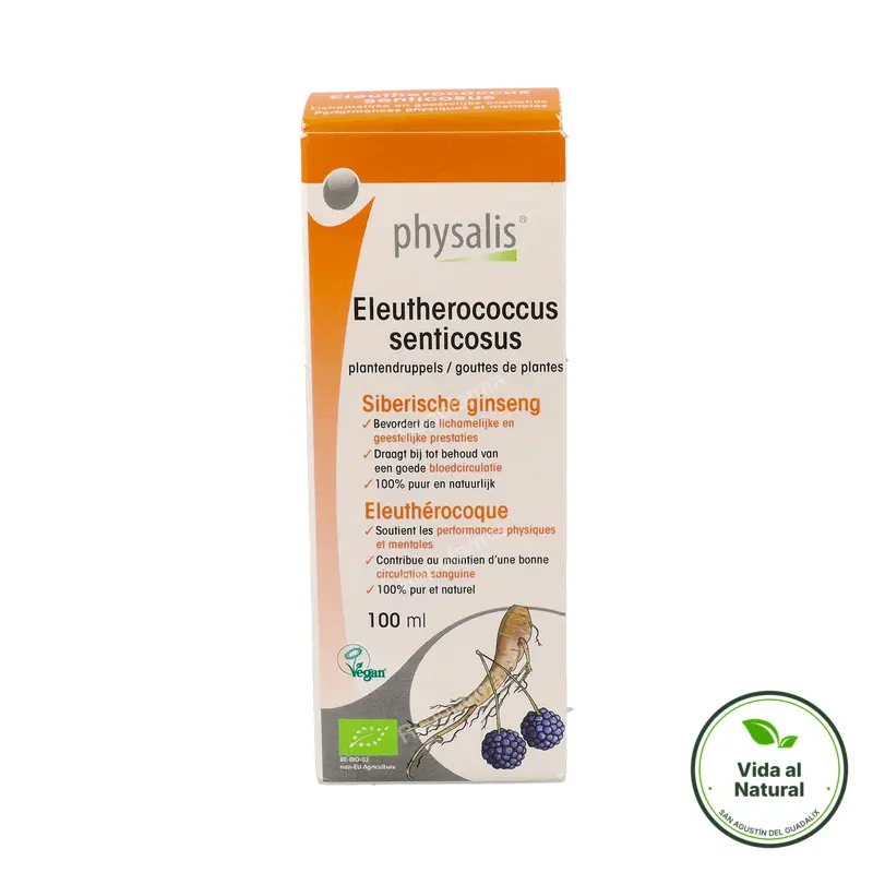 Extracto eleuterococo BIO 100 ml, Physalis
