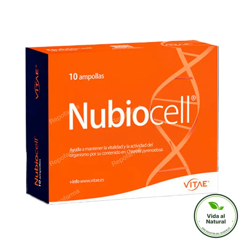 Nubiocell (chlorella) puro 10 viales, Vitae