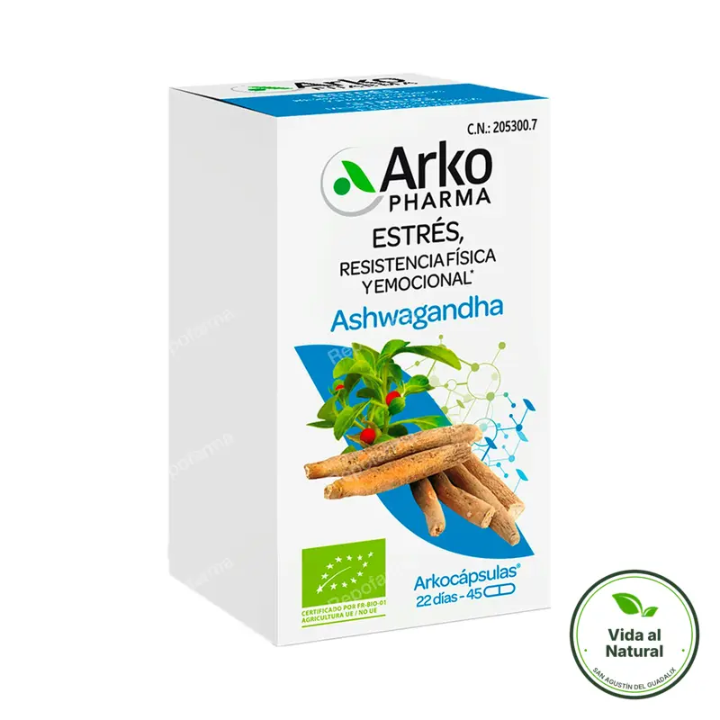 Arkocapsulas ashwagandha 45 BIO, Arkopharma