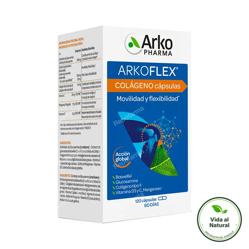 Arkoflex 100% articulaciones 120 cápsulas, Arkopharma