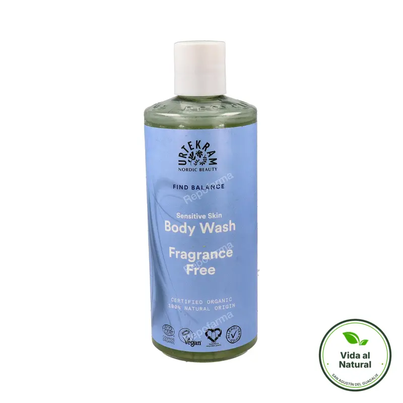 Fragance free gel de baño BIO 500 ml, Urtekram