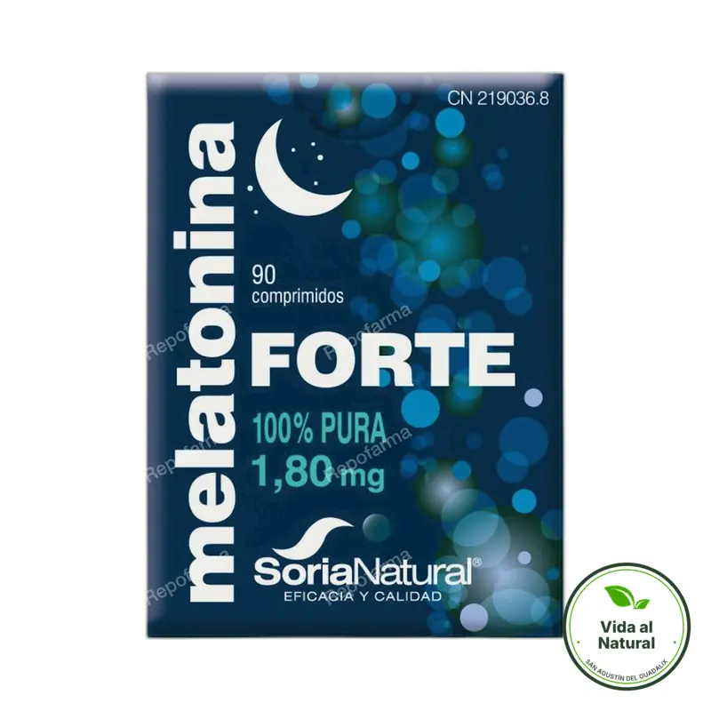 Melatonina forte 1.80 mg 90 comprimidos, Soria Natural