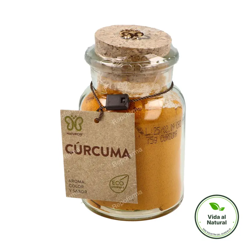 Cúrcuma molida especia BIO 75 g, Naturcid