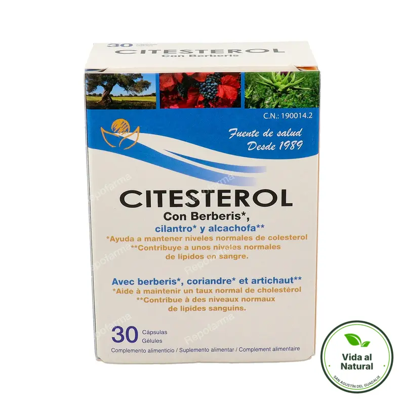 Citesterol con berberis 30 cápsulas, Bioserum
