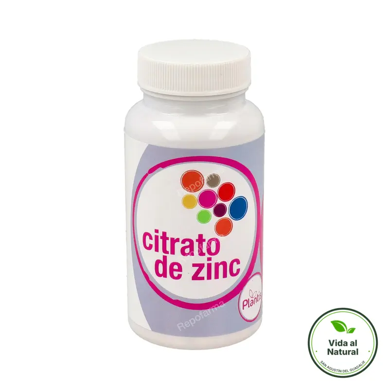 Citrato de zinc 60 cápsulas, Plantis