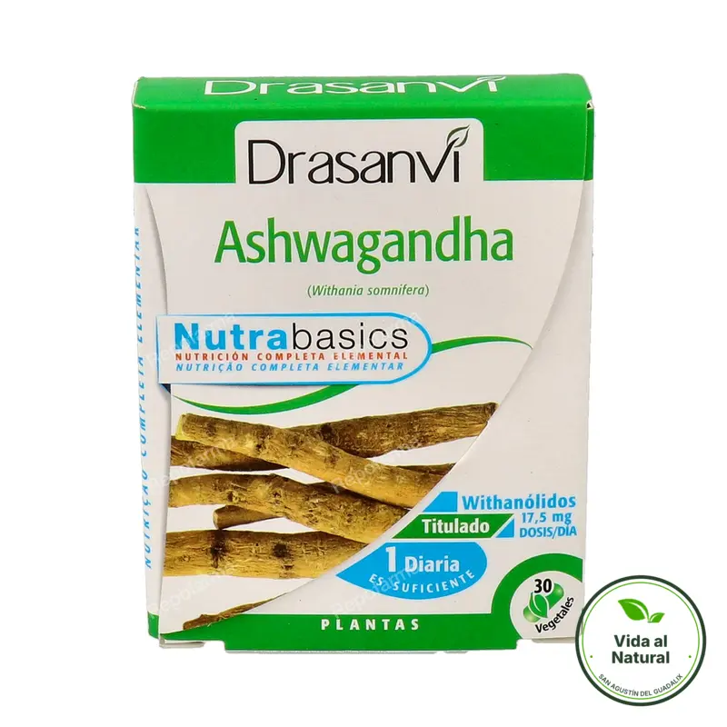 Ashwagandha nutrabasicos 30 comprimidos, Drasanvi