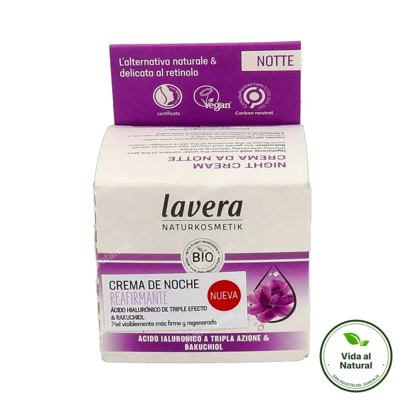 Crema noche reafirmante, Lavera