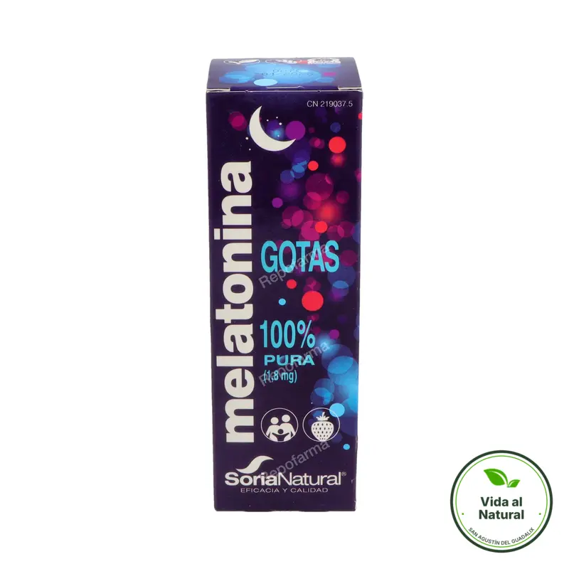 Melatonina gotas 50 ml, Soria Natural