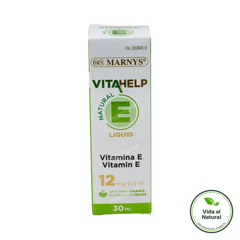 Vitamina e liquida vitahelp 30 ml, Marnys