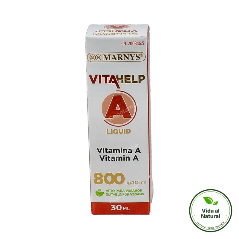 Vitahelp vitamina a liquida 30 ml, Marnys