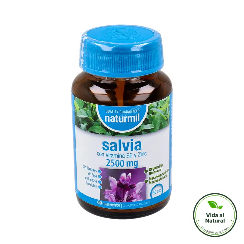 Salvia b6 y zinc dietmed 60 comprimidos, Naturmil