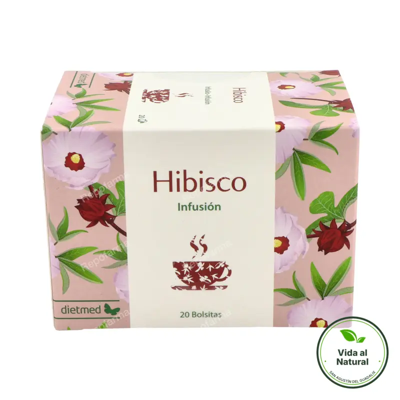Té hibisco flor de jamaica 20f, Dietmed