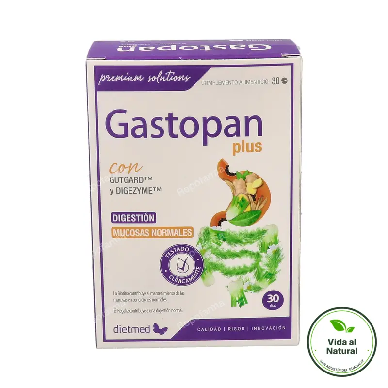 Gastopan plus 30 comprimidos, Dietmed