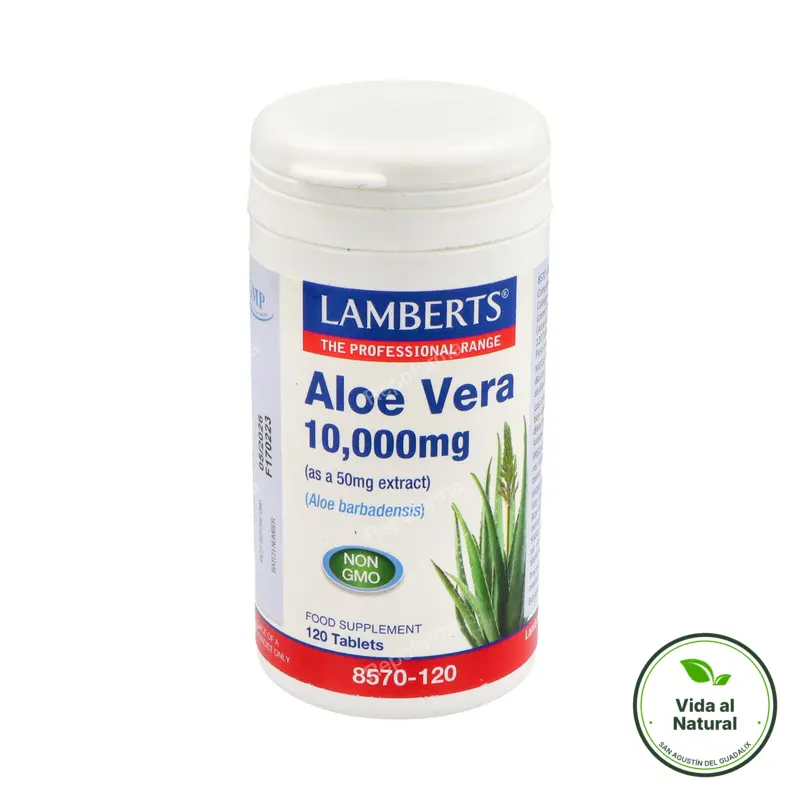 Aloe vera 10,000 120tb, Lamberts