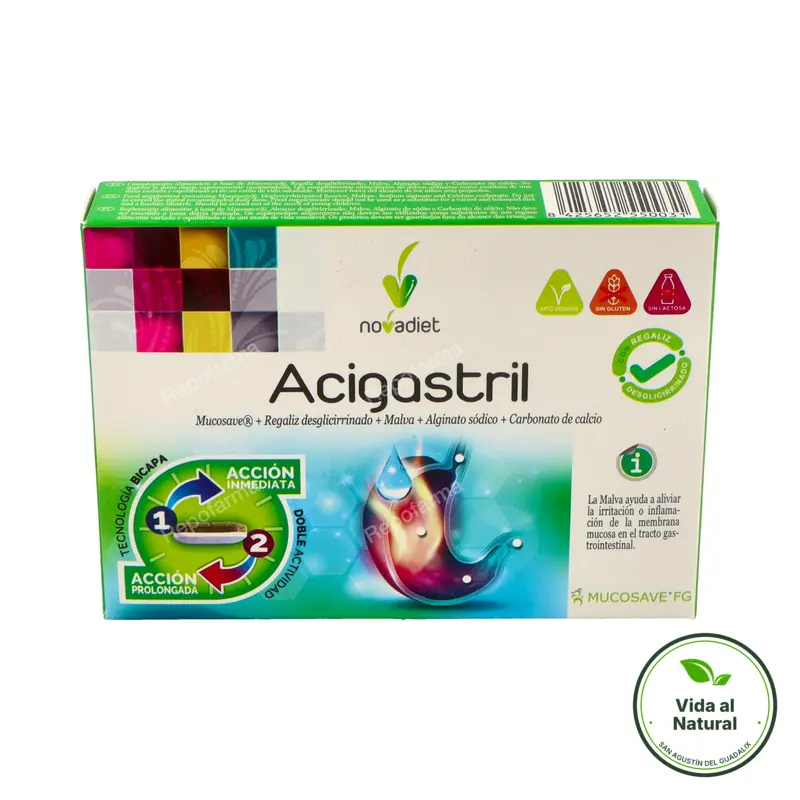 Acigastril 30 comprimidos, Novadiet
