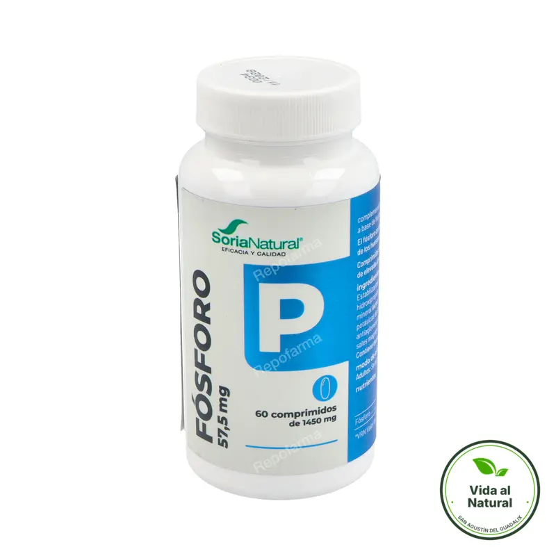 Fosforo 57.5 mg 60 comprimidos, Soria Natural