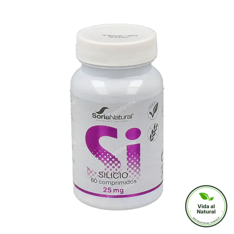 Silicio liberacion sostenida 25 mg soria nat 60 comprimidos, Soria Natural