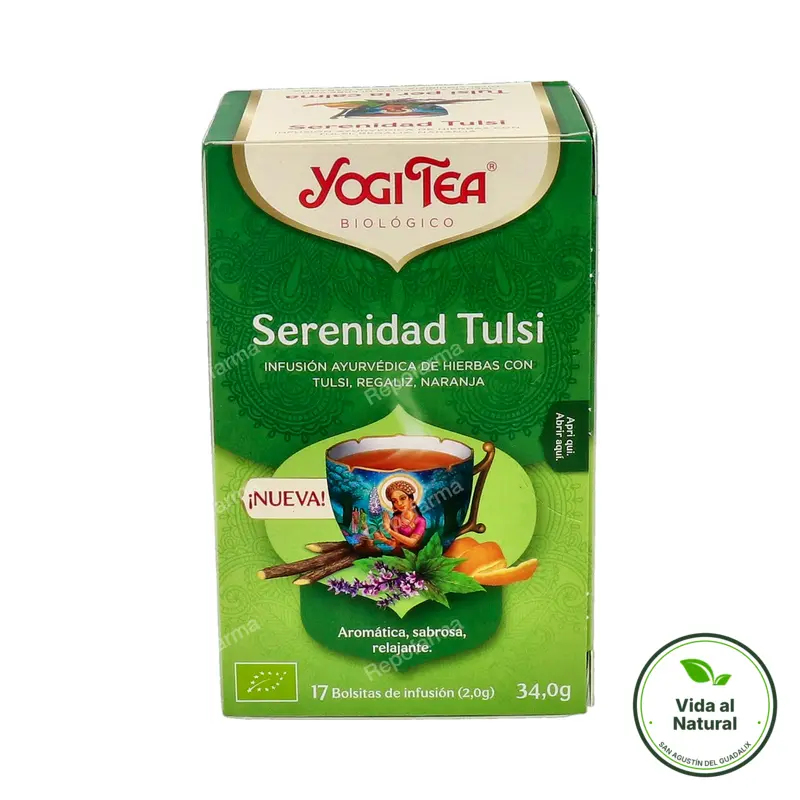 Serenidad tulsi BIO 17 infusiones, Yogi Tea