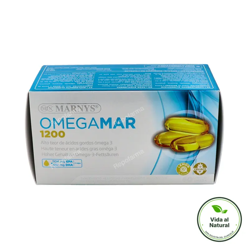 Omegamar 1200 60 cápsulas, Marnys