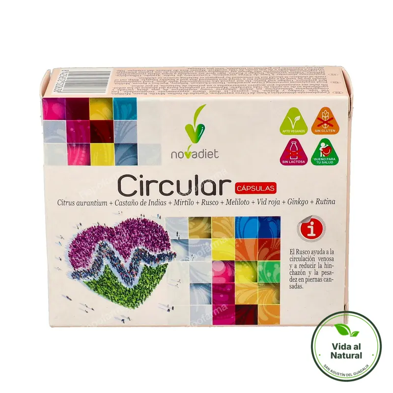 Circular 60 cápsulas, Novadiet