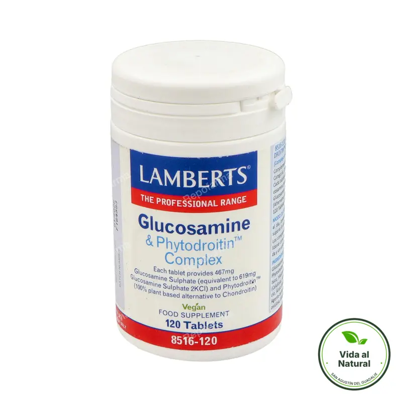 Complejo de glucosamina y phytodroitin 120 comprimidos, Lamberts