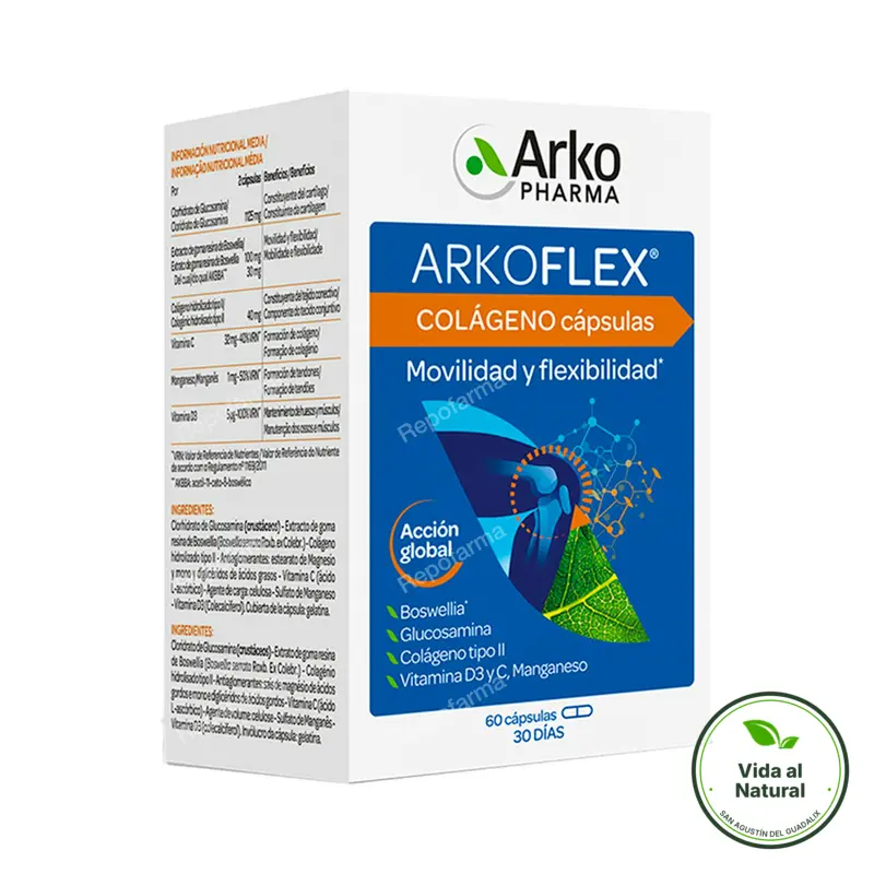 Arkoflex 100% articulaciones 60 cápsulas, Arkopharma