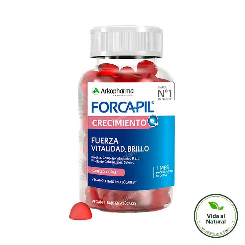 Forcapil crecimiento 60 gummis, Arkopharma